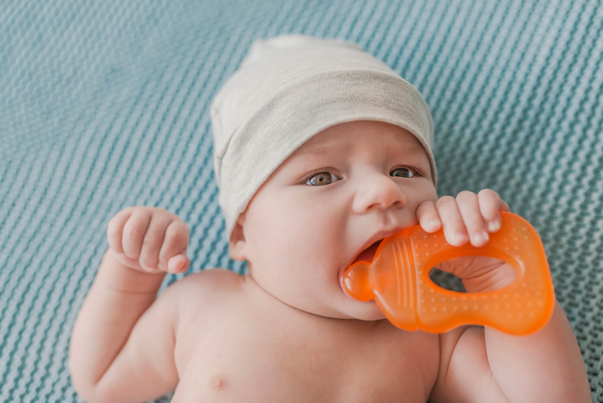 baby all set for Infant Dental Exams in Coral Gables 